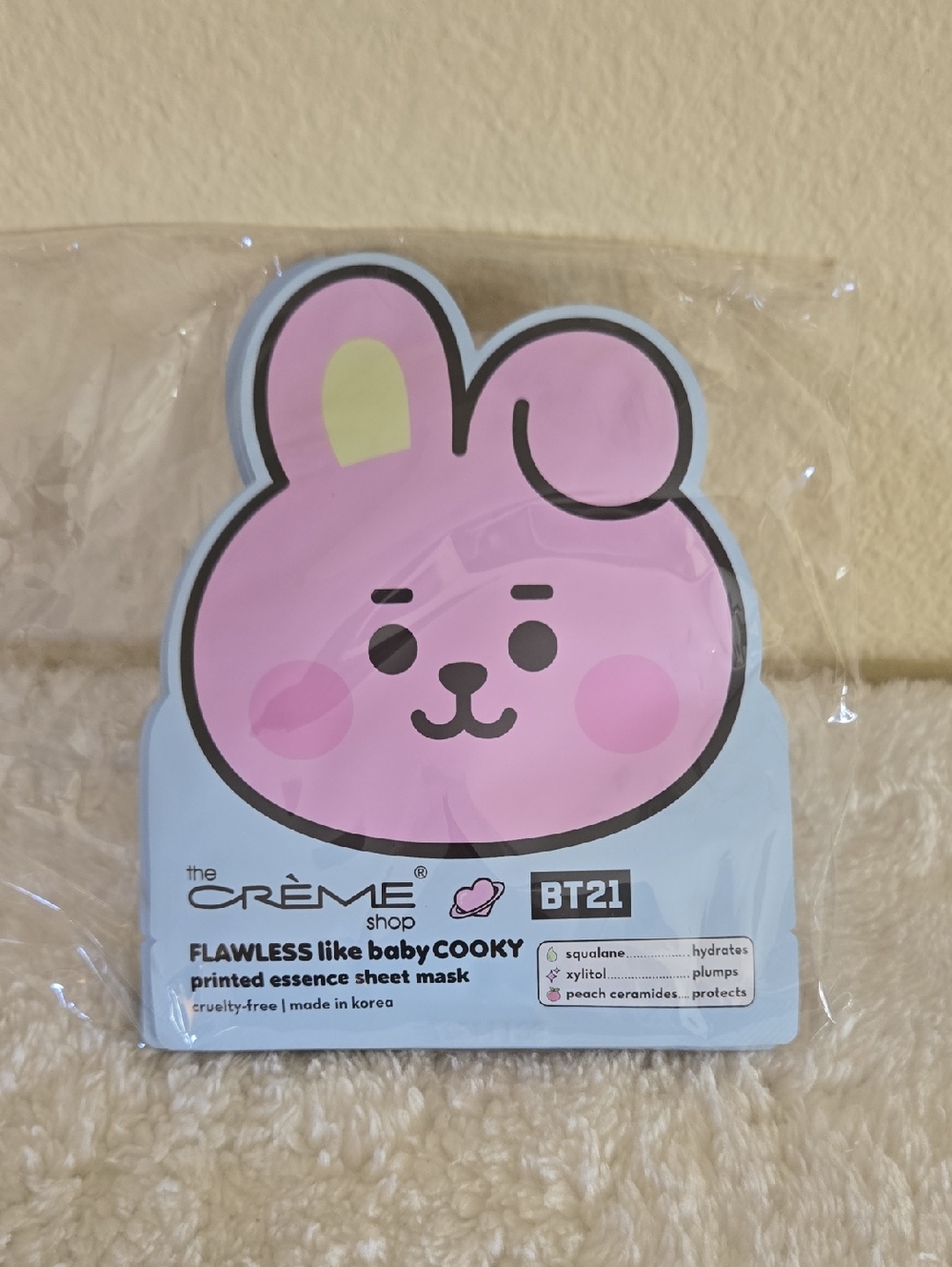 Bundle Of Six Cooky Flawless Pink Essence Sheet Mask by The Crème Shop